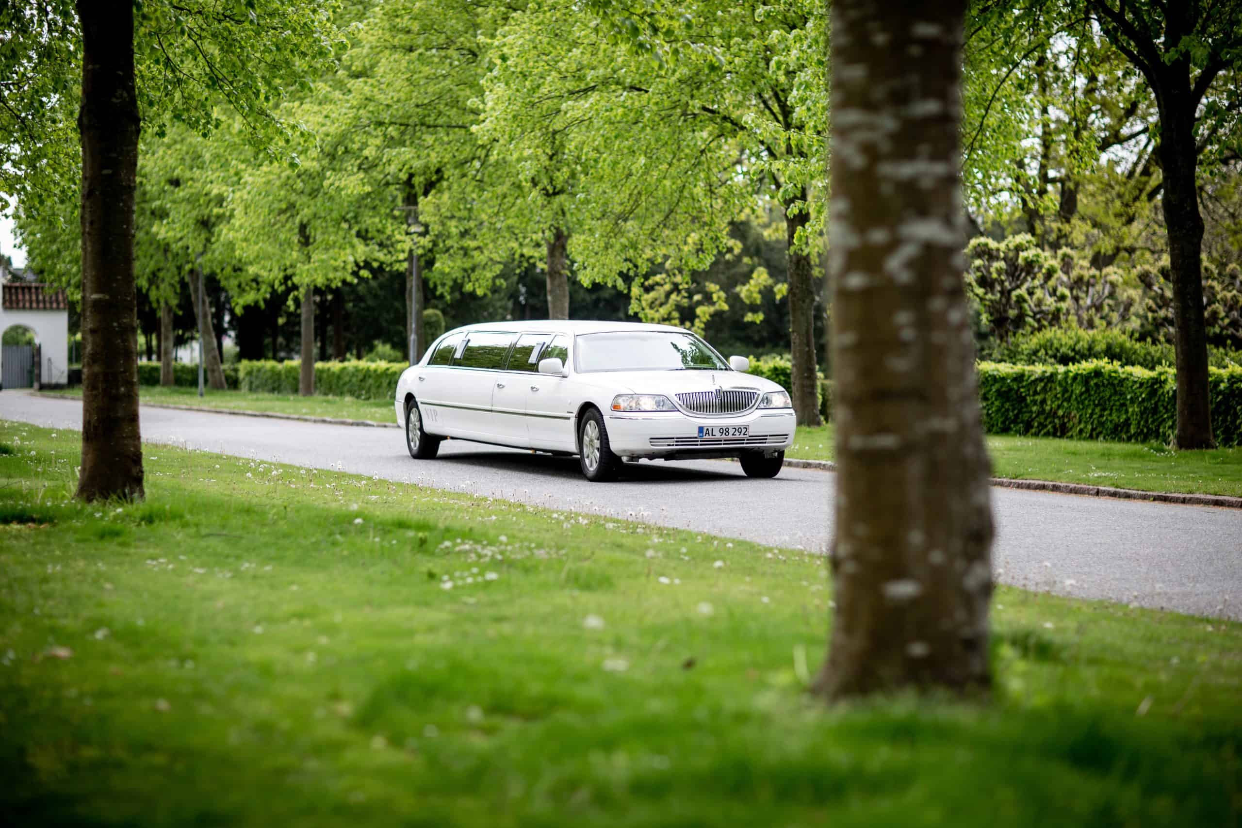 white limousine driving on road 2504936 scaled 1